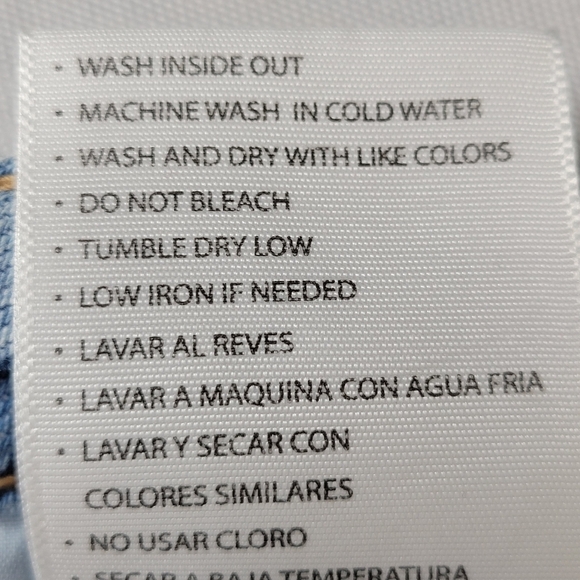 KanCan Jeans Size 9/28 32X27 Blue Boyfriend Mom Light Wash Distressed Ripped - Picture 8 of 13